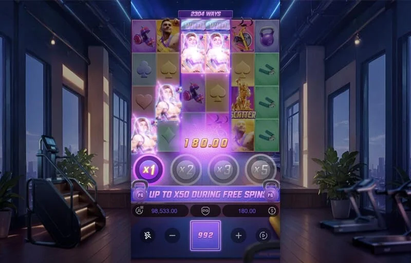 Mighty Mania — kemenangan dalam mod asas dengan penyerlahan garisan